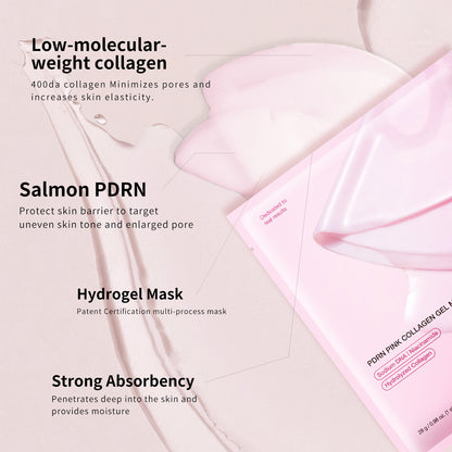 PINK COLLAGEN GEL MASK (4Pcs Box)