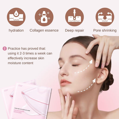 PINK COLLAGEN GEL MASK (4Pcs Box)