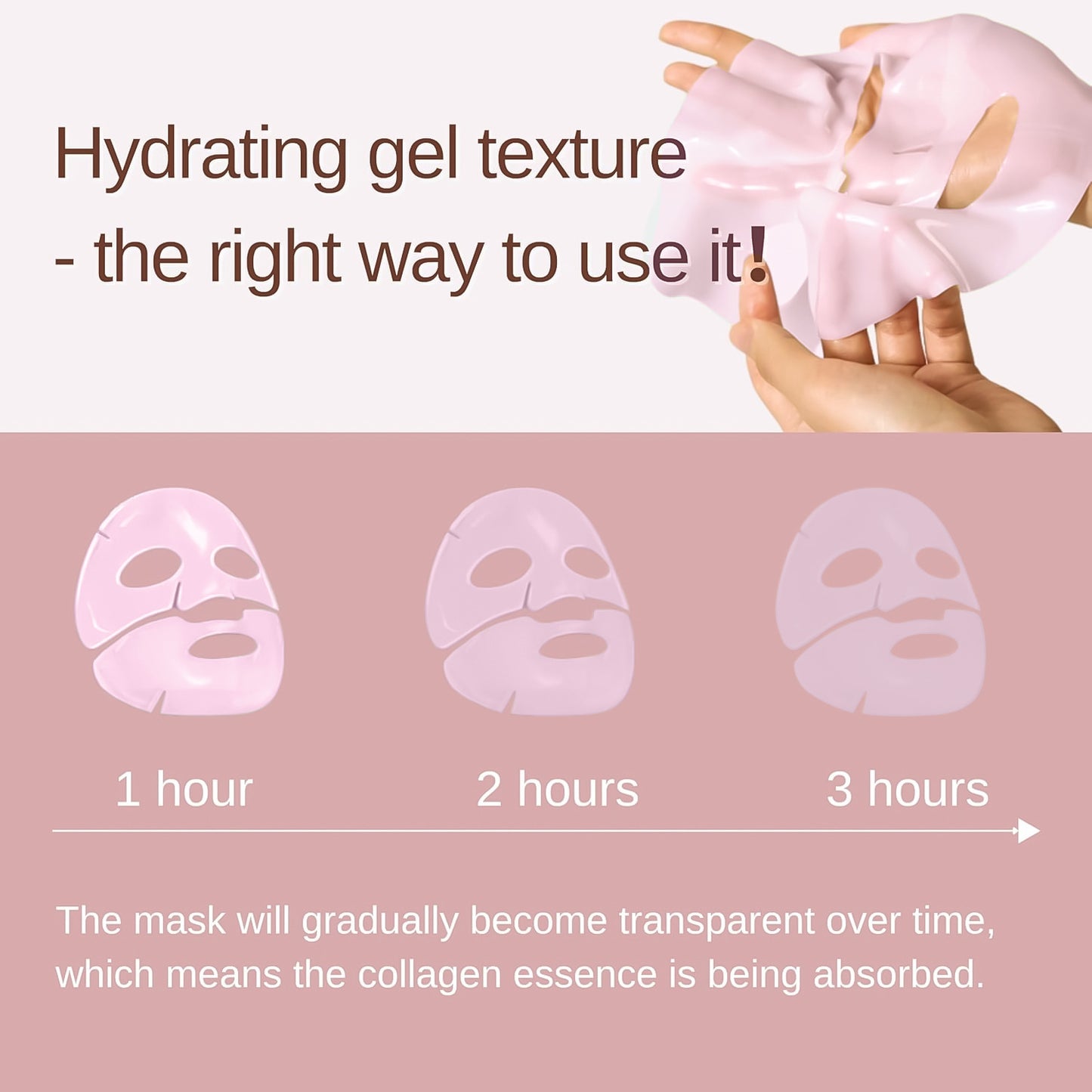 PINK COLLAGEN GEL MASK (4Pcs Box)